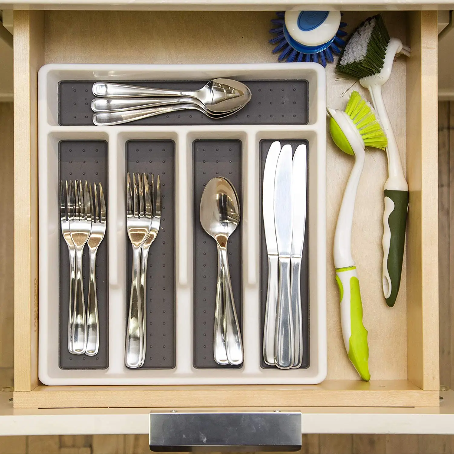 Hot Selling Cutlery Drawer Trays For Silverware Flatware Drawer