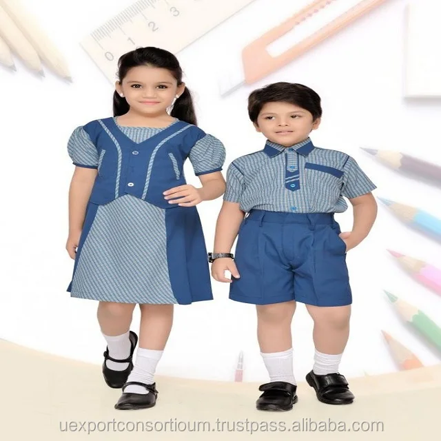 Custom Design Best Quality Soft Cotton Kids Clothing - School Uniform ...