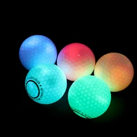 

Lighted Glow In The Dark Color Golf Balls Custom Printed LED Golf Ball