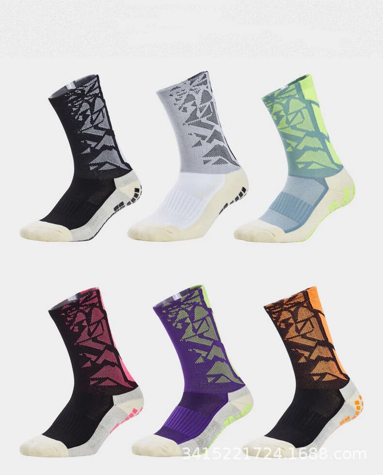 

Hot Sale Nylon grip football socks Anti slip Soccer Socks