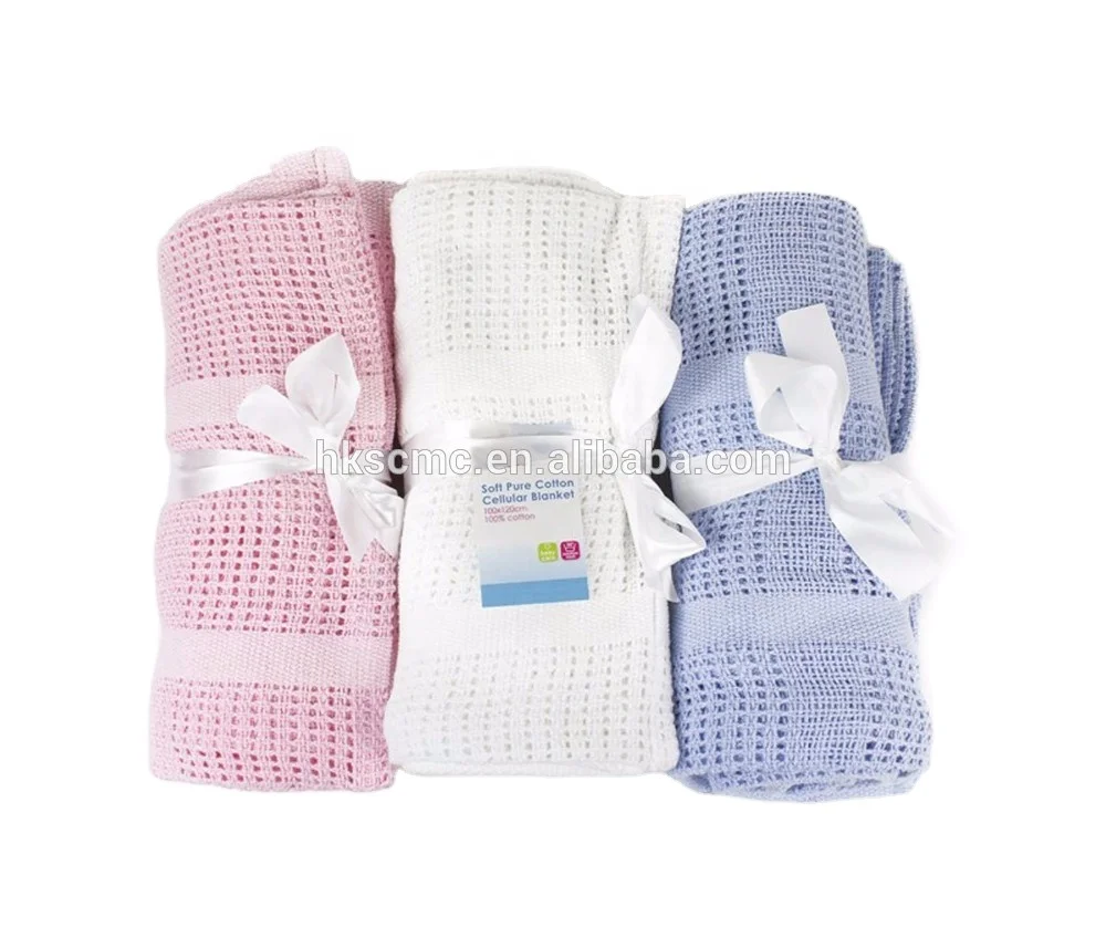 
China supplier comfort warmth100% cotton thermal pink Blanket baby 