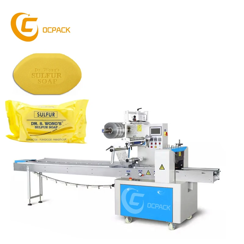 

Small soap flow pack wrapping machines pillow soap packing machine