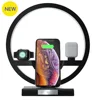 2019 new arrivals Qi Charger Charging Pad Mini Bedroom LED Night Lamp USB Wireless Charging Desk Lamp Table for Phone Charger