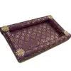 Majik Decorative Platter Multifunction Serving and Storage Tray for Snacks Cookies MEWA Bites Nut Candy Dark Purple