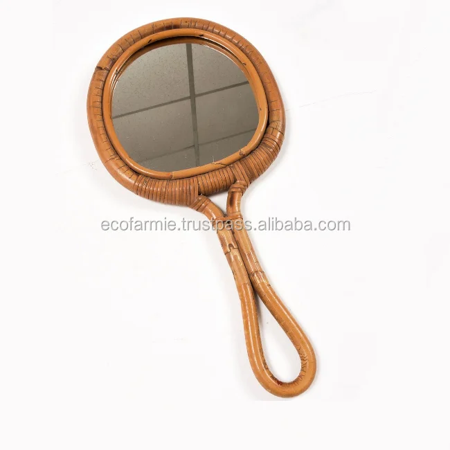 Rattan Hand Held Mirrors Wholesale In Bulk Rabbit Kids Mirror Buy