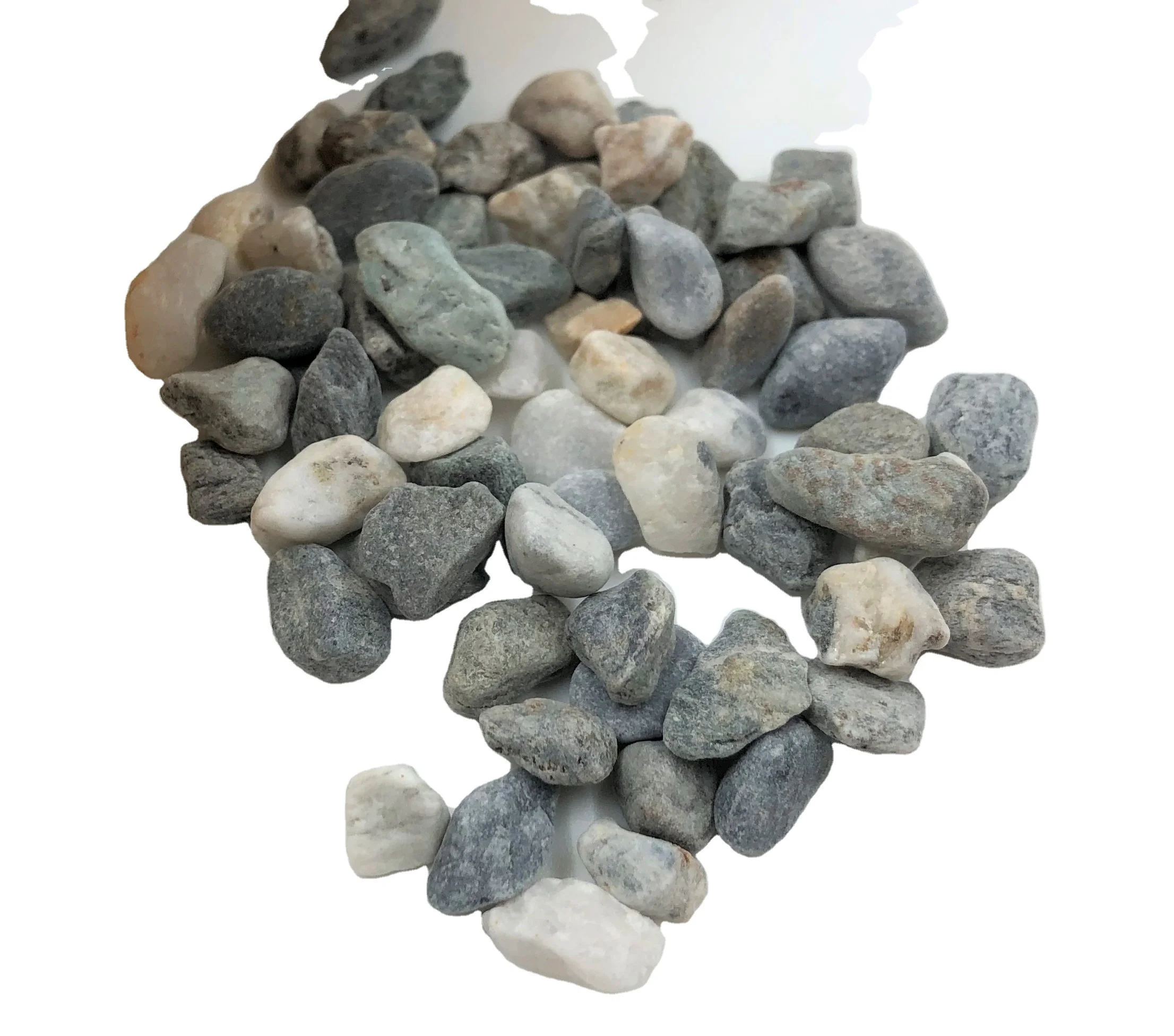 

River Rock Stones, Natural Decorative Polished Mixed Pebbles Gravel,Outdoor Decorative Stones for Plant Aquariums, Landscaping,, Grey