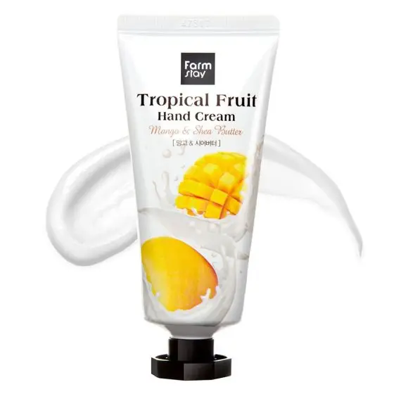 Korean Cosmetic / Tropical Fruit Hand Cream Mango & Shea Butter / Soft ...