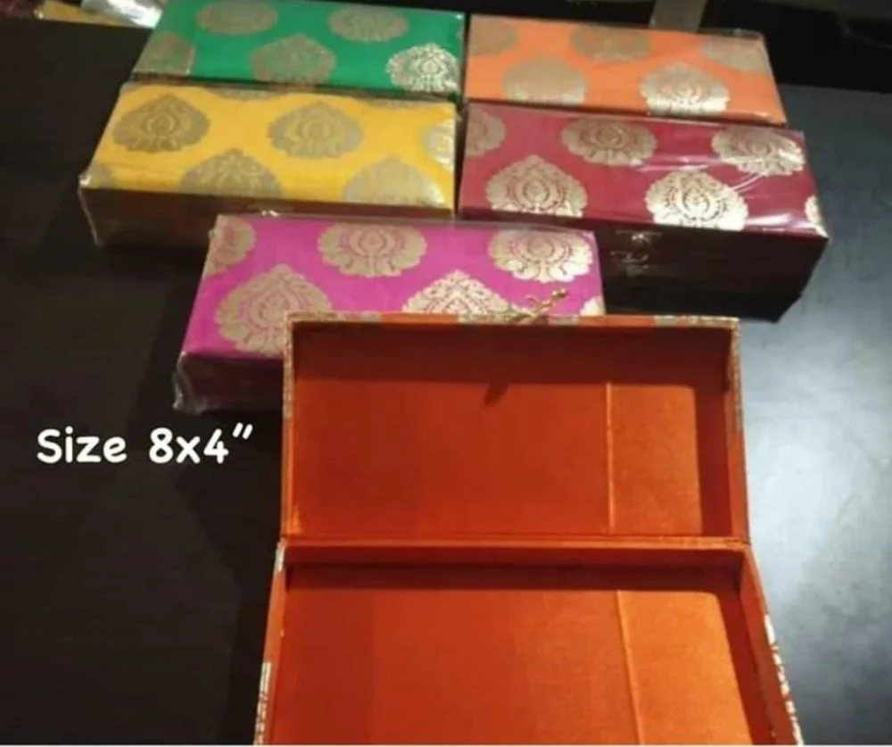 Indian Luxury Mdf Craft Handmade Decorative Wooden Box Wedding Favors Return Git Dry Fruit Candy