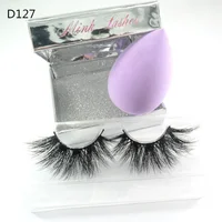 

wholesale Mikiwi New arrivals 25mm mink /silk false eyelashes with custom packaging 3D mink