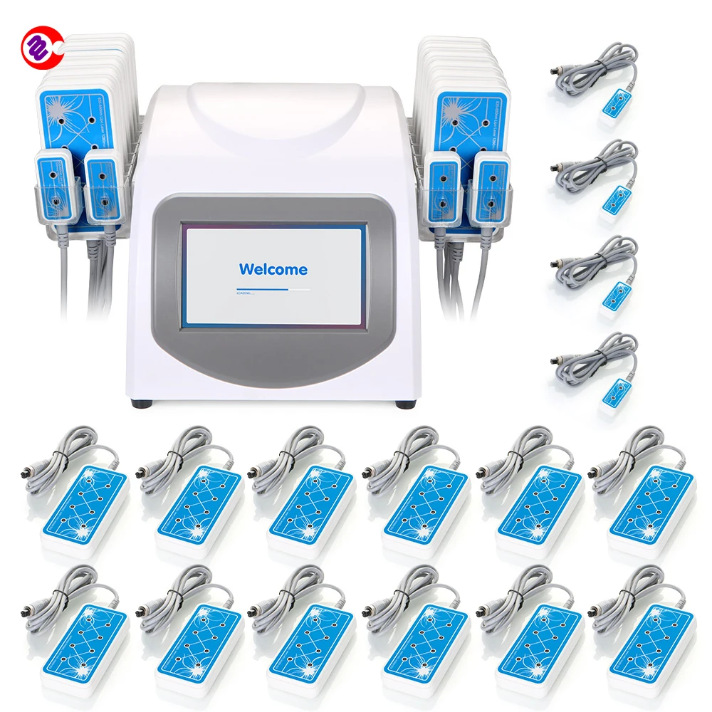 

16 Pads 160mw light therapy Lipo Laser Body Contour Fat Slimming Weight Loss Machine UU1601