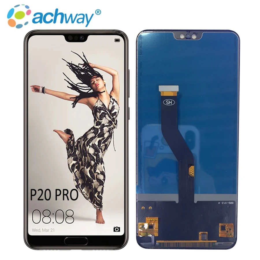 

TFT  Display 100% Tested For Huawei P20 Pro LCD Display Screen Touch Digitizer With Frame and Fingerprint