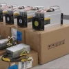 Antminer S9 SE (16Th) from Bitmain mining SHA-256 algorithm with a maximum hashrate of 16Th/s for a power consumption of 1280W