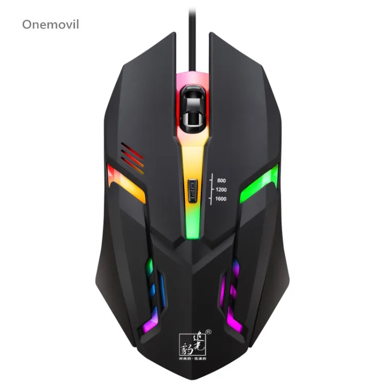 

Top Selling Mouse Chasing Leopard K2 USB LED Backlight 1600DPI Three-speed Adjustable Wired Optical Length 1.3m Gaming Mouse