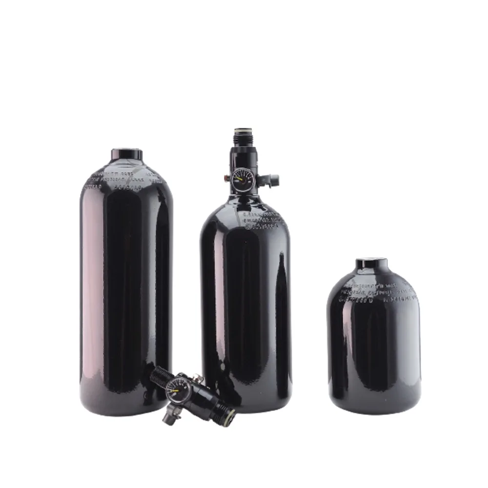 

26CI 3000HP high pressure paintball gas cylinder pcp tank with regulator