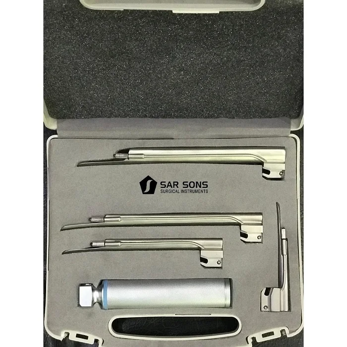 Veterinary Laryngoscopes Set Miller Veterinary Led Laryngoscopes And