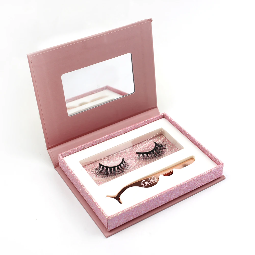 

6D 100% REAL Mink Eyelash Packaging Box Custom Free Sample Unique Design Free Sample