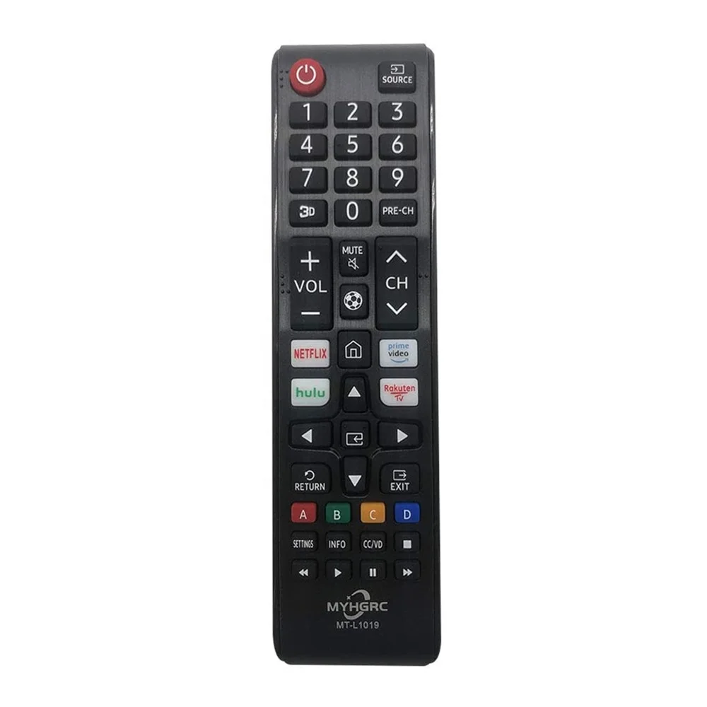 

replacement universal remote control for Samsung TV series with shortcut buttons AA59-00741A BN59-01247A AA59-00602A, Black