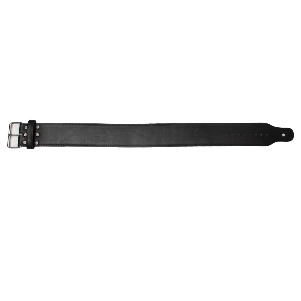 
GENUINE BLACK LEATHER WEIGHTLIFTING BELT OR POWERLIFTING BELT IN SINGLE PRONG STYLE AVAILABLE WITH CUSTOM LOGO FOR GIRLS 