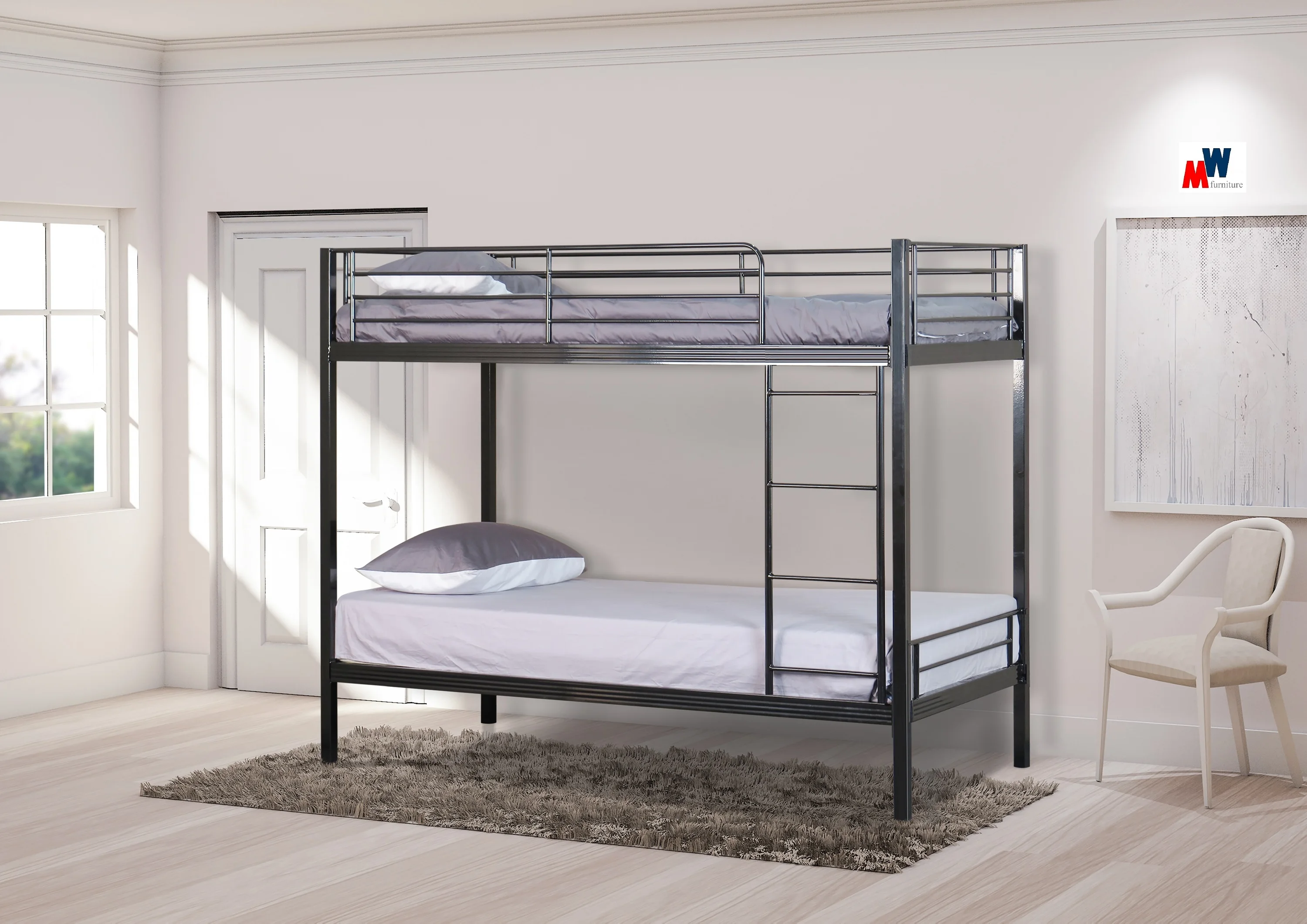 Mwf Easy Fix Metal Bunk Bed Heavy Duty Frame And Base Buy Kd Compact