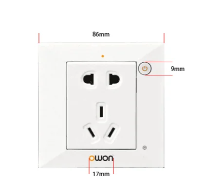 Smart Power One Outlet Receptacle Zigbee Wall Socket UK - ANKUX.COM