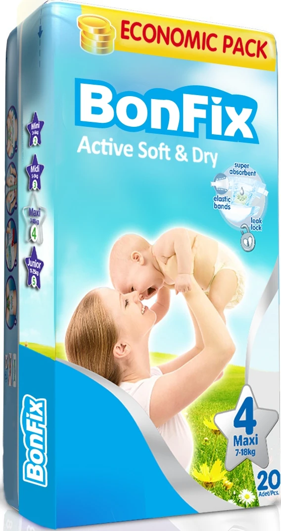 High Quality Baby Diapers Disposable Diapers For Babies Economic Pack
