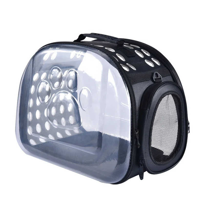 

Custom Travel Outdoor Portable 2 Sides Expandable Breathable Pet Cages Carriers Houses