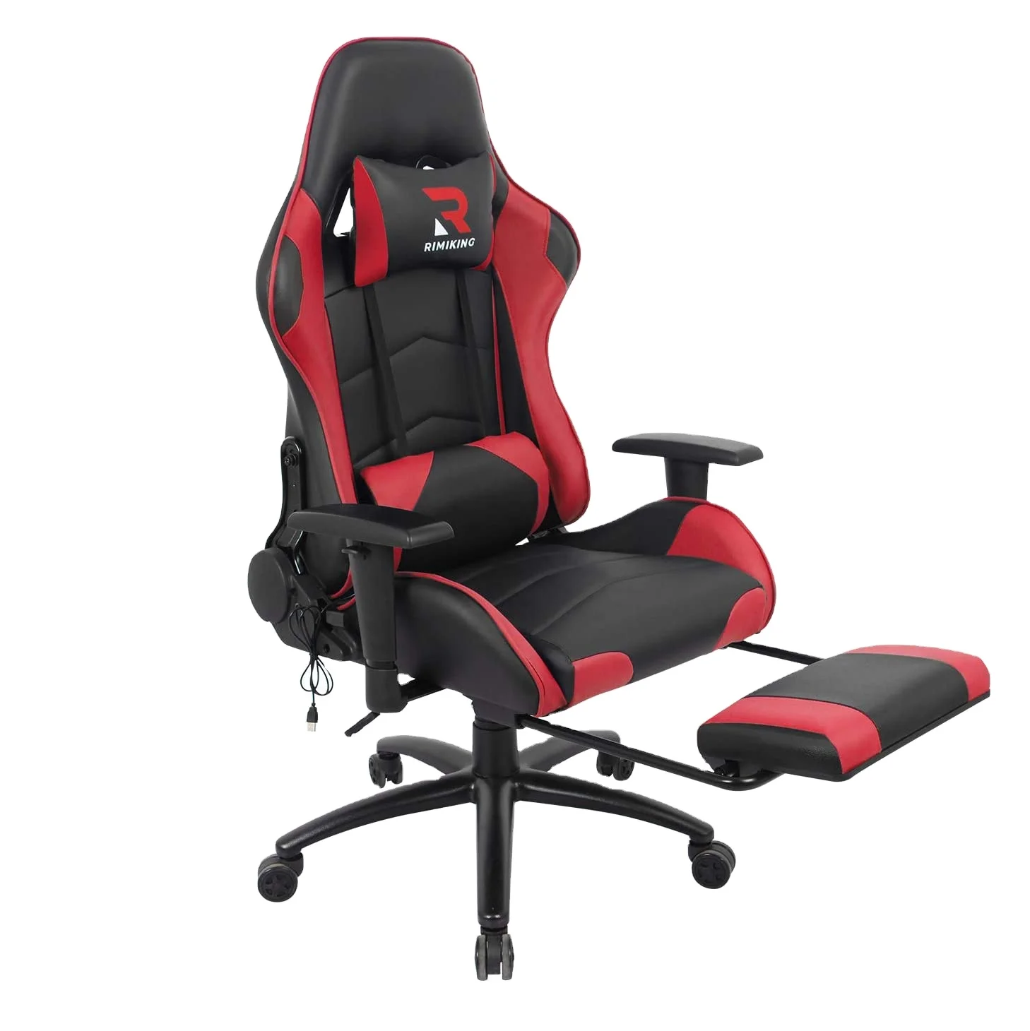 

USA stock free shipping Gaming Chair Racing Style Ergonomic High Back Computer Chair with Height Adjustment and Lumbar Support, Black