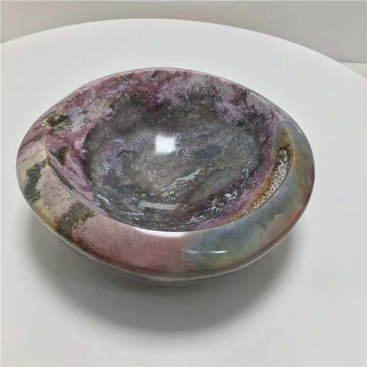 
Wholesale Natural Ocean Jasper Quartz gemstone Bowl For Decoration  (62009808988)