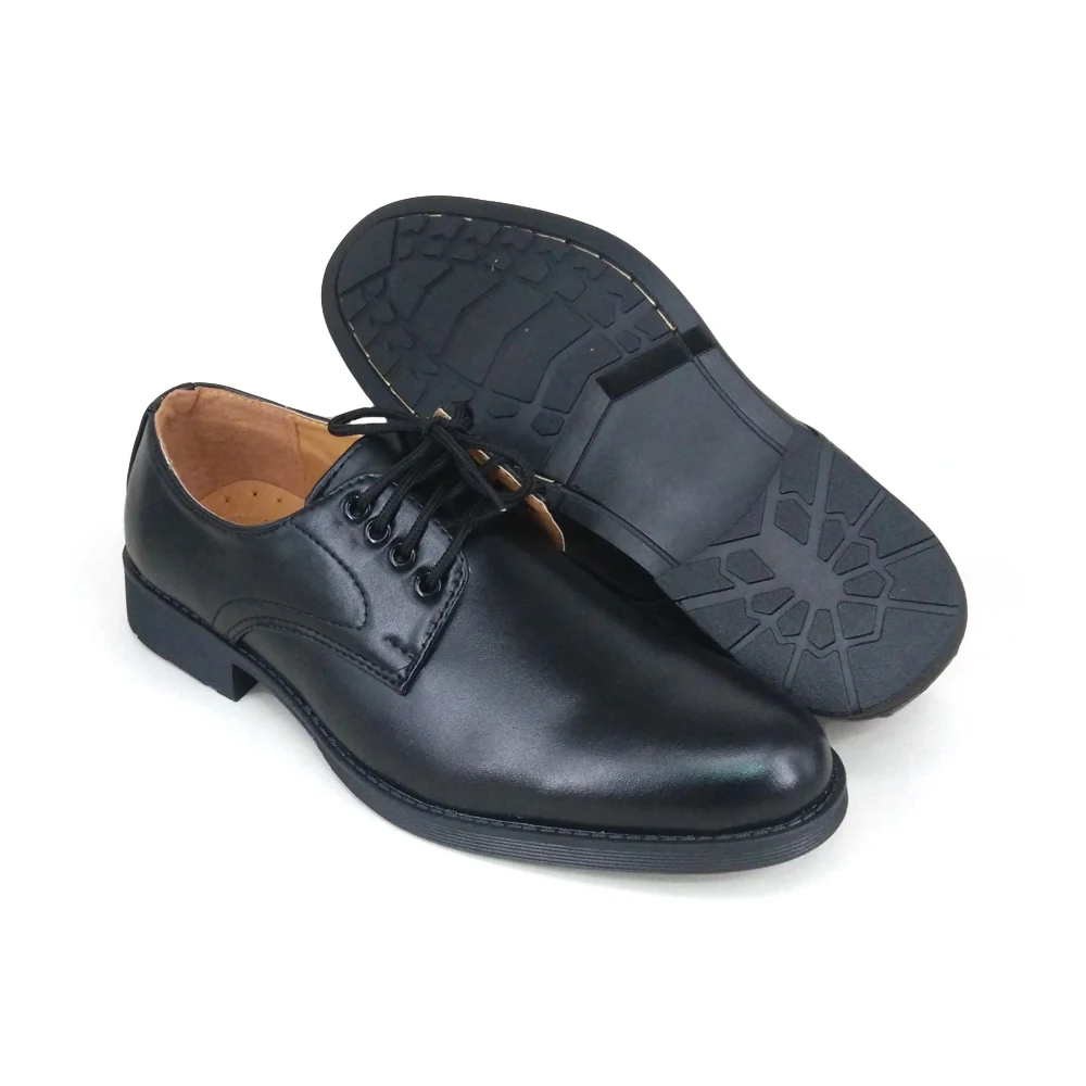 all black uniform shoes