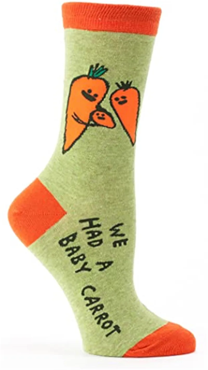 
Winter Fashion Funky Colorful Custom Print Funny Socks Women Letter Print Novelty Socks 