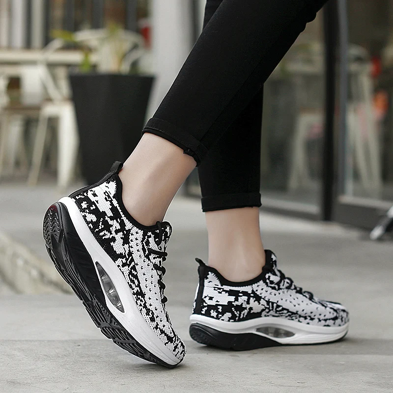 

Sneakers Mesh Breathable Platform Wedge women casual shoes Summer sports shoes Women Flats Shoes Zapatillas Deportivas Mujer