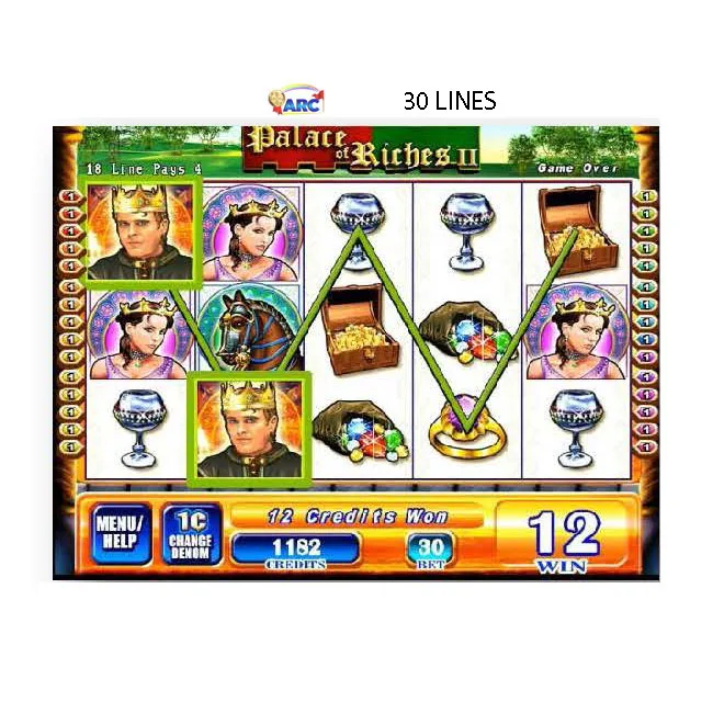 

G1 WMS NXT PALACE OF RICHES 30LINE skill game machine