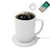 Wireless Qi-Certified Fast Charger with Mug Warmer| Bone China - Price Drop