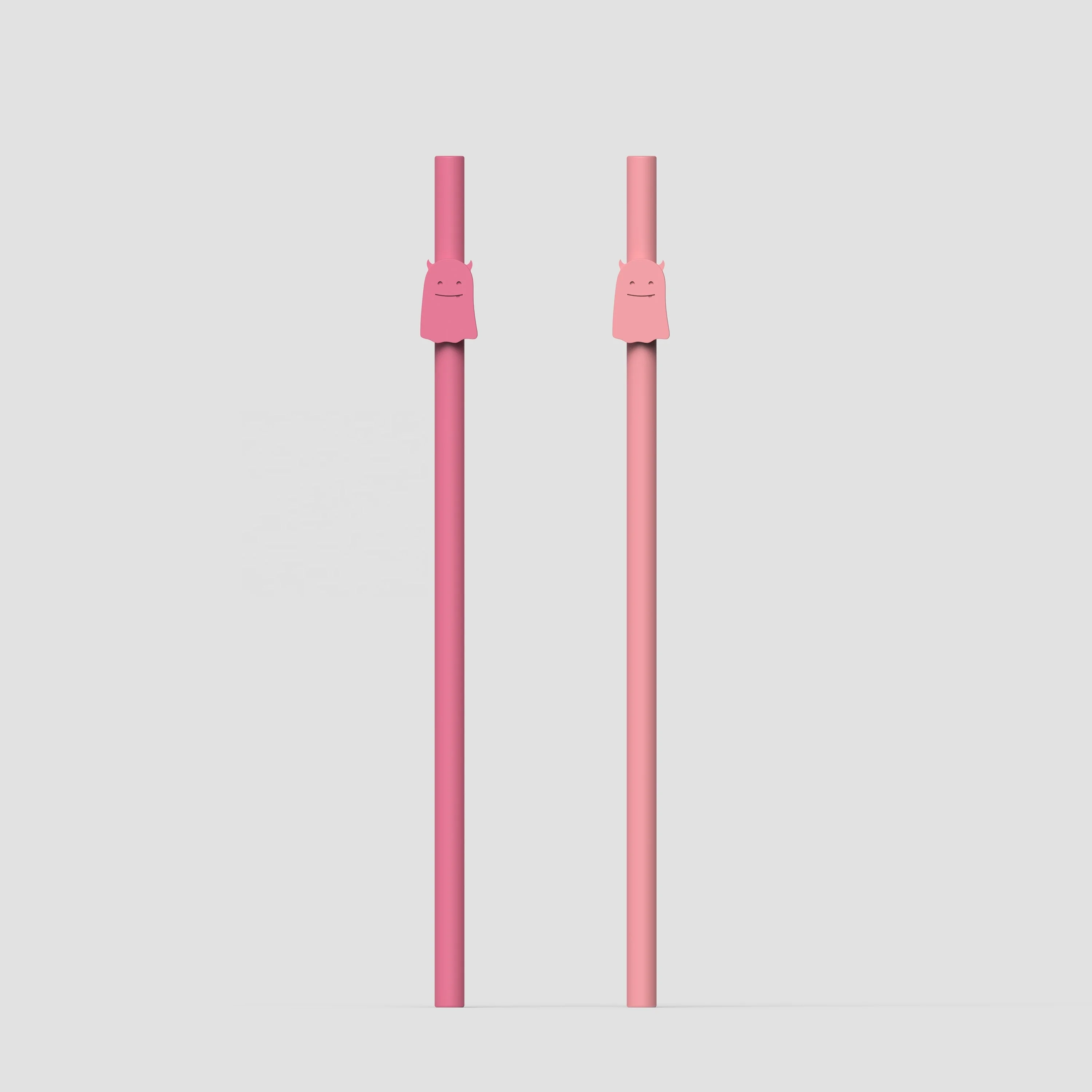 

LFGB Straight Biodegradable Drinks Beverages Silicone Drinking Straw, Customized color