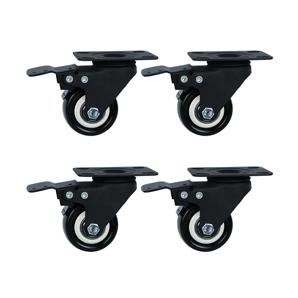 

WBD 1.5inch small swivel ball bearing 40mm PVC lockable metal caster small ball bearing wheel