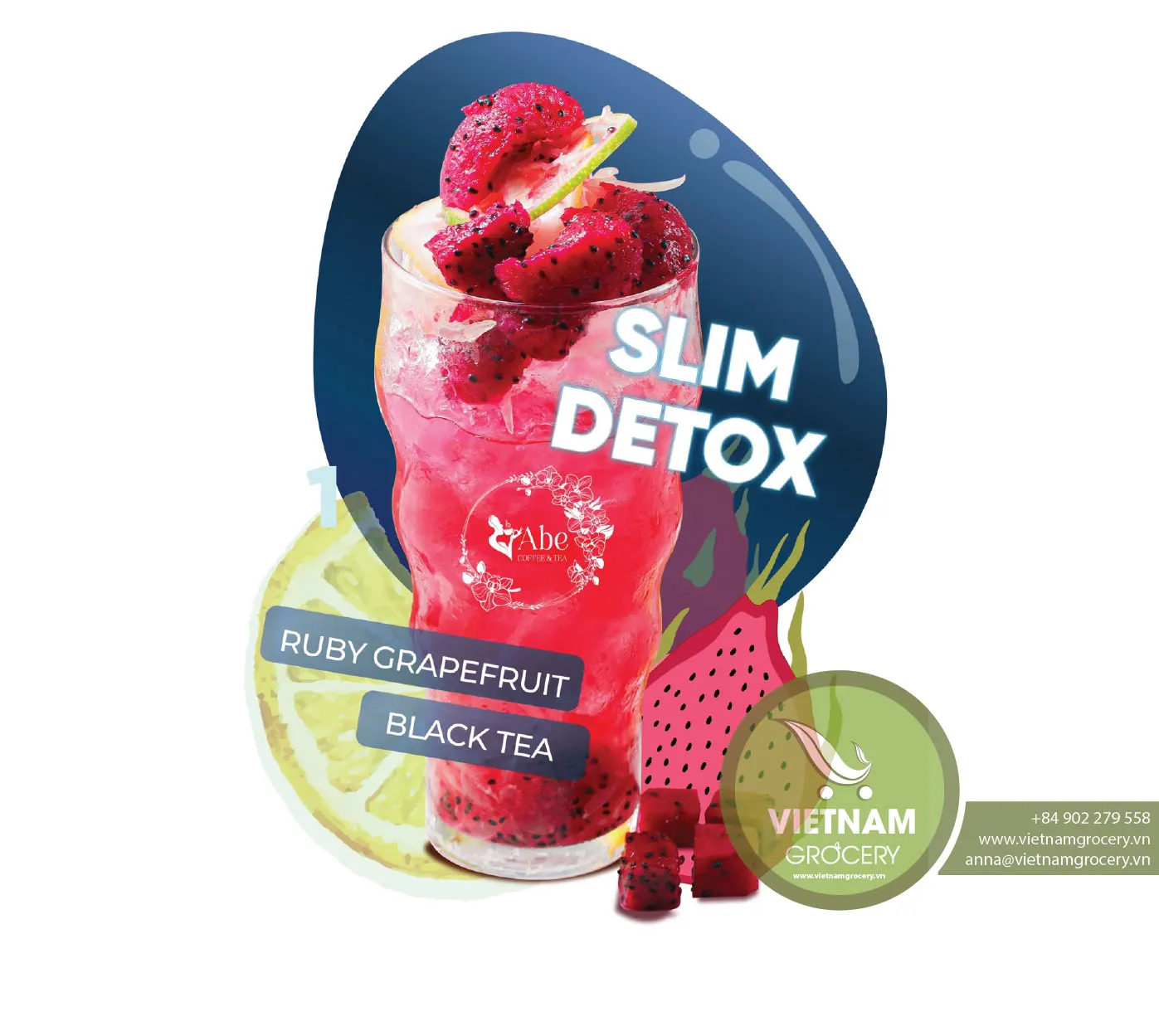 Detox Slim Tea - Slim Detox Ruby Grapefruit Black Tea
