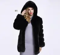 

Brand new casual female winter mink fox women faux fur coat with great price