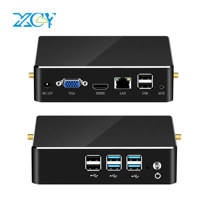 

Portable Mini PC Personal Computer Desktop Inte Core i7 5500U Dual Display HTPC Nuc Barebone System w/ USB WIFI VGA Ethernet