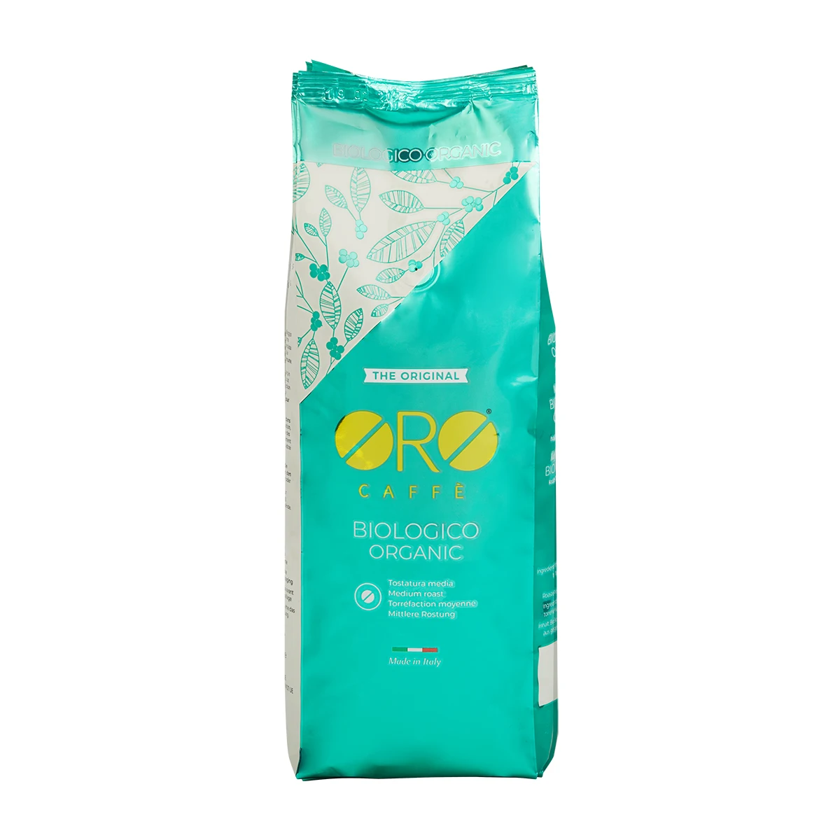 
First Rank | OEM Italian | ROASTED ORGANIC COFFEE BEANS 500 GR | for export 
