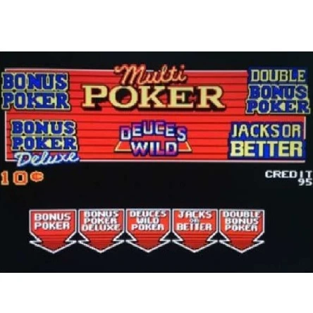 

Multi Poker 5 in 1 board SLOT MACHINE GAME BOARD