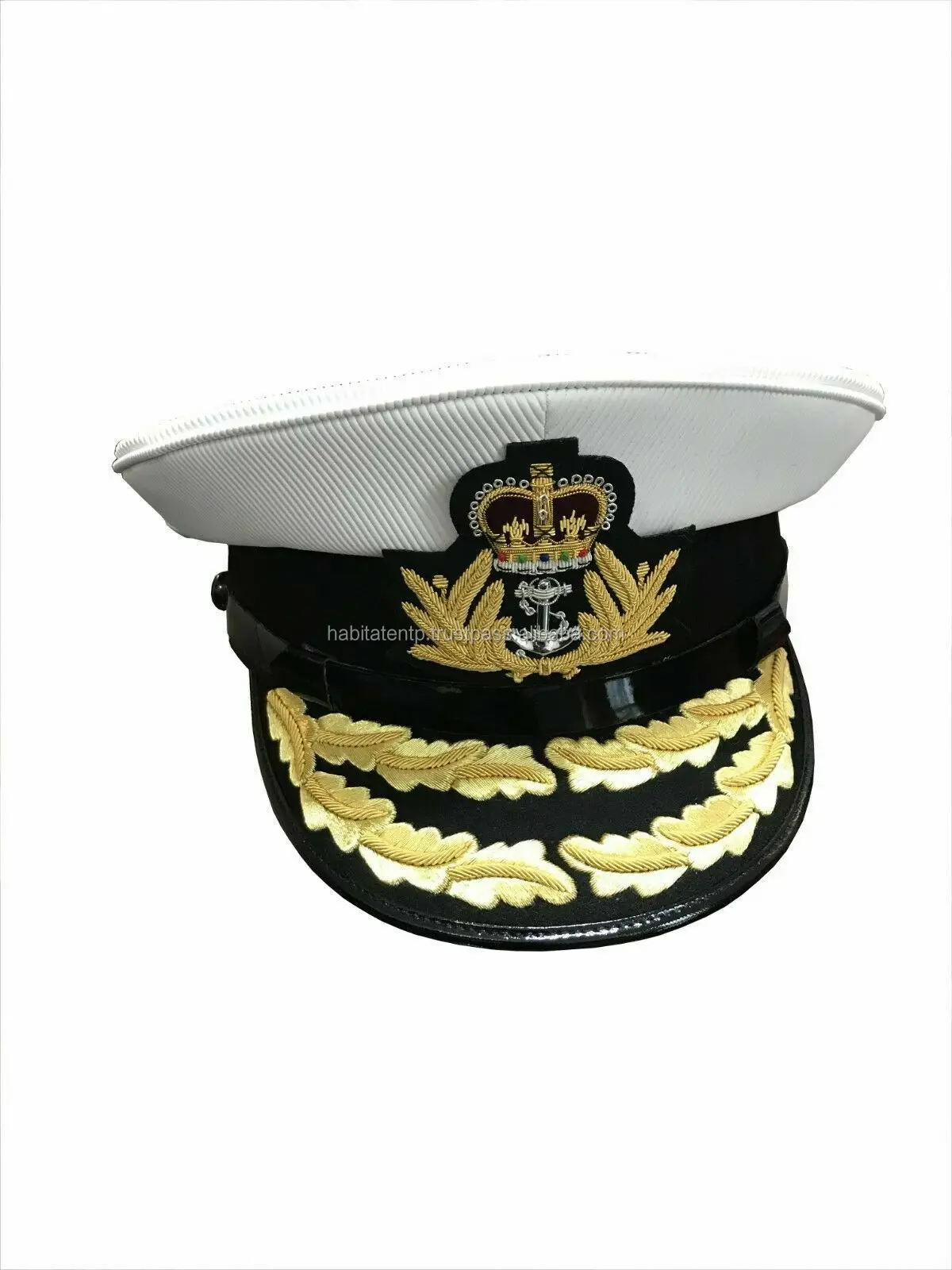 Army Officers Visor Hat Cap Maker Royal 