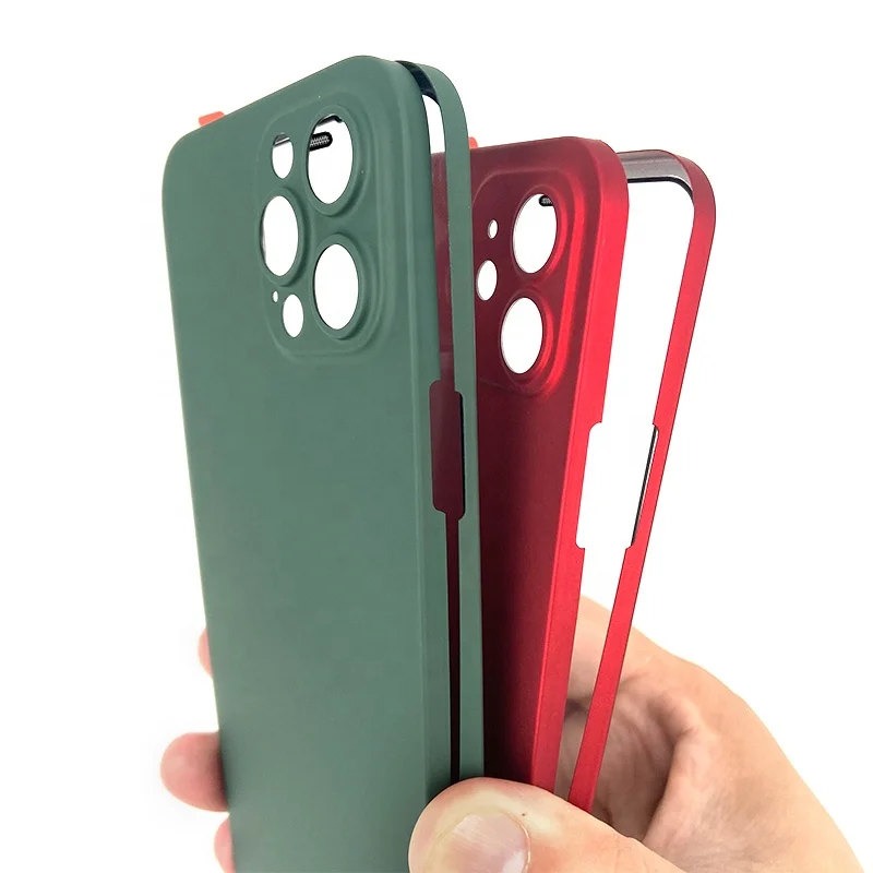 

Wholesale 2 in 1 Silicone Case Trending 2021 Smart phone Protective Phone Glass For iphone 12/11 pro max/XR Screen Protector