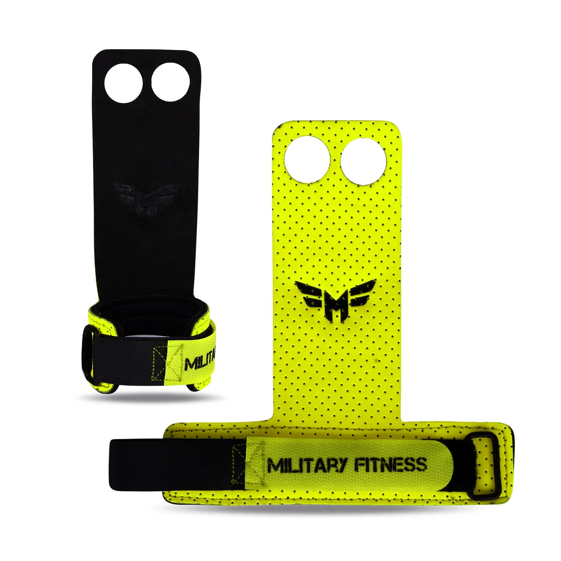 
Sold Synthetic Leather weightlfiting palm protection hand grips 