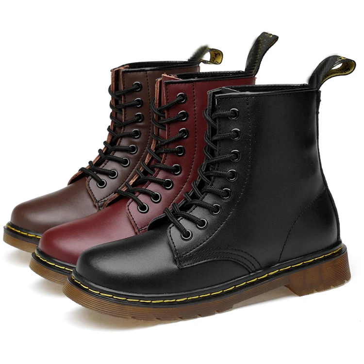 

2021 New Hot Sale Couple Black Autumn Designer Luxury Winter Genuine Leather Platform Women Boots