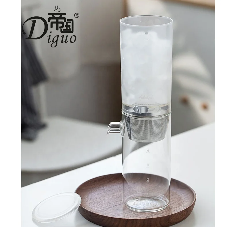 

Adolph 500ml Pyrex Glass Ice Drip Coffee Maker Cold Brew Coffee Pot