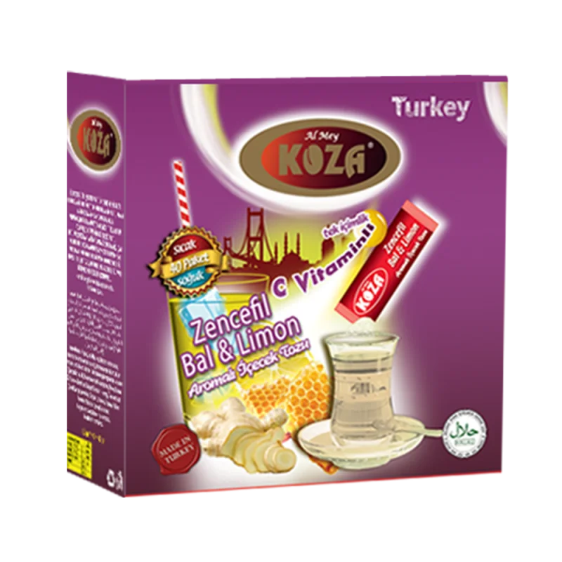 
Single Use Ginger-Lemon-Honey Flavoured Powder Drink 