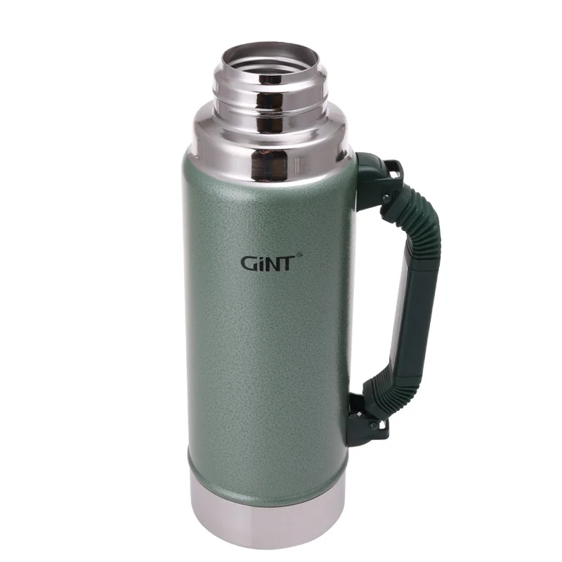 

beer outdoor kettle camping lid metal hiking camping double wall thermal bottle stainless steel travel vacuum flask