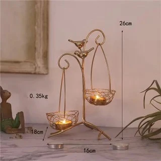 
golden metal candlestick for home decoration holiday party candle holder scones 