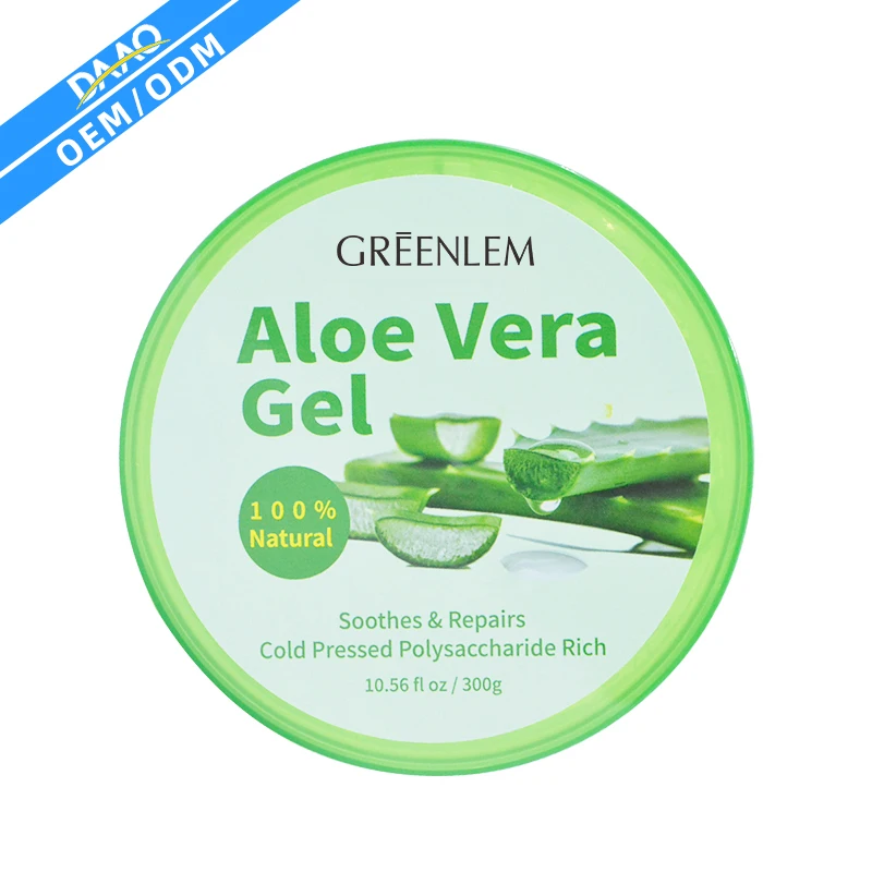 

OEM Private Label Skin Care Natural Aloe Vera Gel Moisturizing Aloe Vera Gel for Skin Lightening, Clear