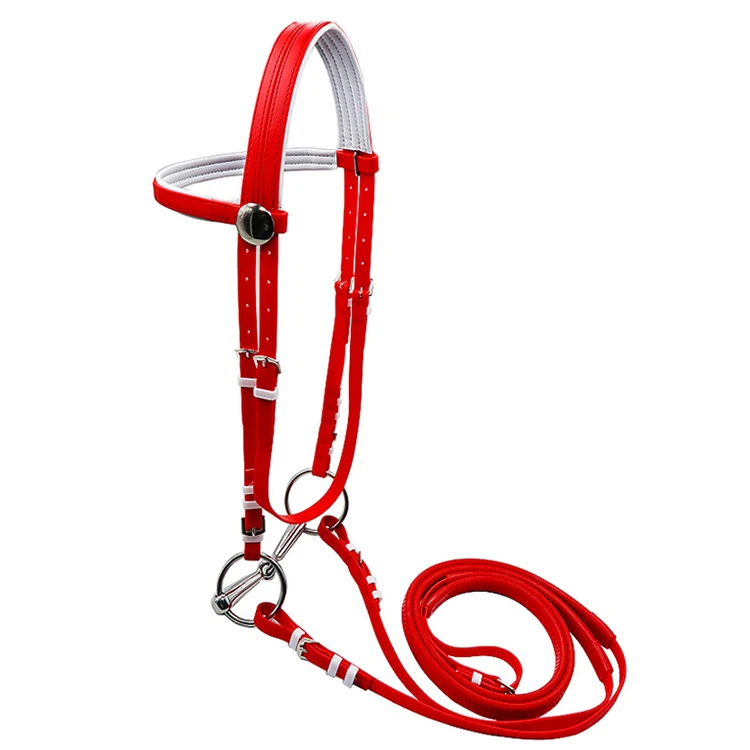 
Stocked Equestrian Products High Quality Fancy Red PVC Horse Bridle And Reins, Horse Bits Type Pvc Horse Bridle  (62018099079)